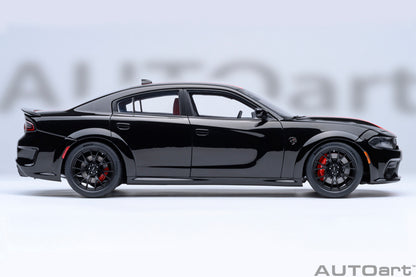 AUTOart Dodge Charger SRT Hellcat Redeye Jailbreak Pitch Black w/ Red Stripes 1:18