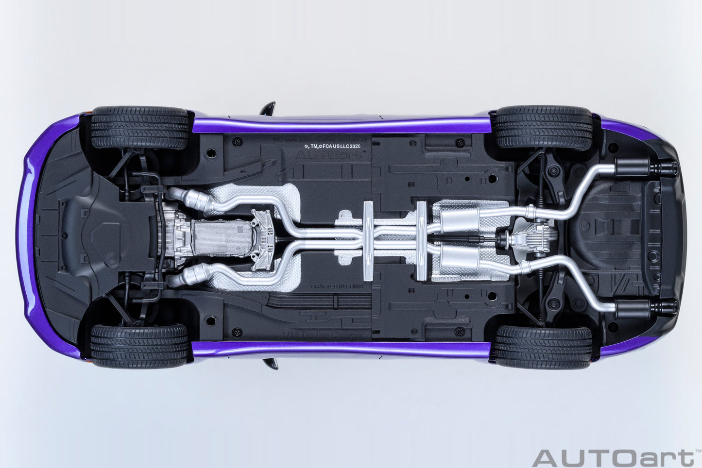 AUTOart Dodge Charger R/T Scat Pack Widebody Plum Crazy Purple 1:18