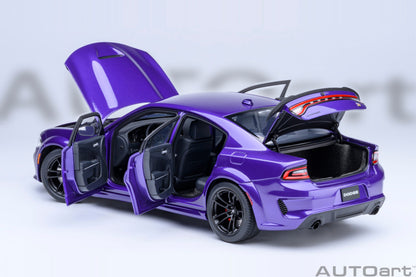 AUTOart Dodge Charger R/T Scat Pack Widebody Plum Crazy Purple 1:18