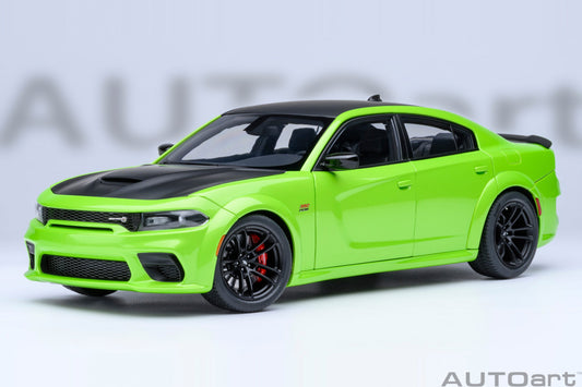 AUTOart Dodge Charger R/T Scat Pack Widebody Sublime Green 1:18