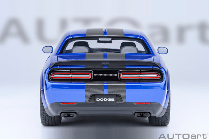 AUTOart 2022 Dodge Challenger SRT Jailbreak Indigo Blue 1:18