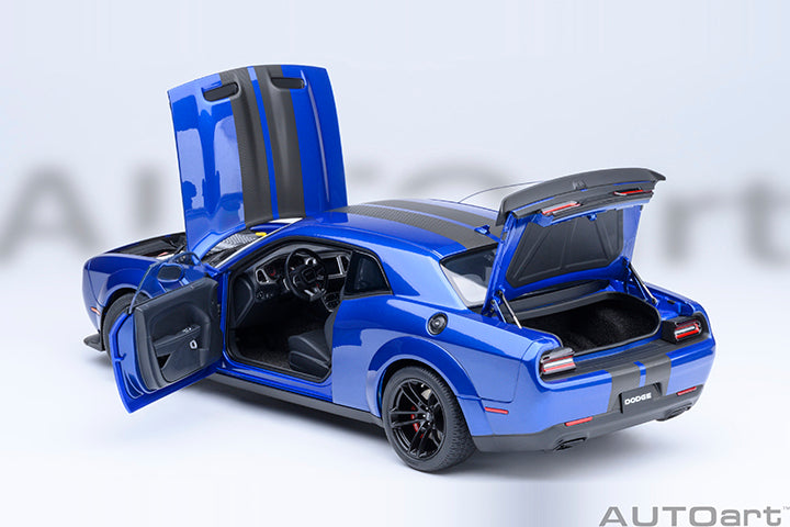 AUTOart 2022 Dodge Challenger SRT Jailbreak Indigo Blue 1:18