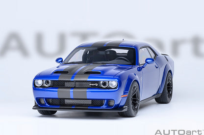 AUTOart 2022 Dodge Challenger SRT Jailbreak Indigo Blue 1:18