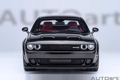 AUTOart 2023 Dodge Challenger SRT Super Stock Pitch Black 1:18