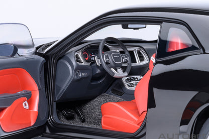 AUTOart 2023 Dodge Challenger SRT Super Stock Pitch Black 1:18