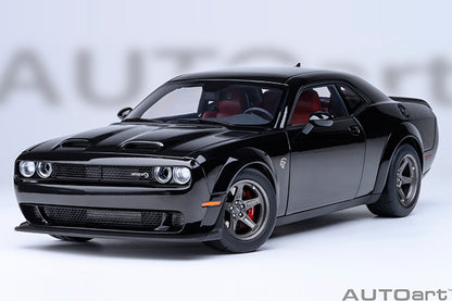 AUTOart 2023 Dodge Challenger SRT Super Stock Pitch Black 1:18