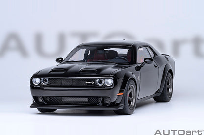 AUTOart 2023 Dodge Challenger SRT Super Stock Pitch Black 1:18