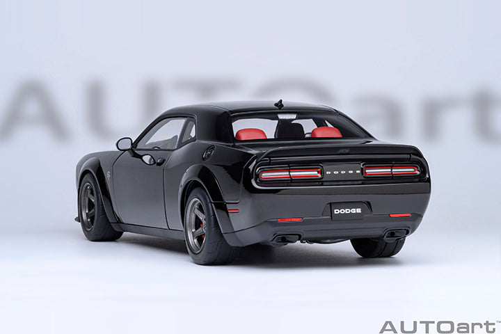 AUTOart 2023 Dodge Challenger SRT Super Stock Pitch Black 1:18