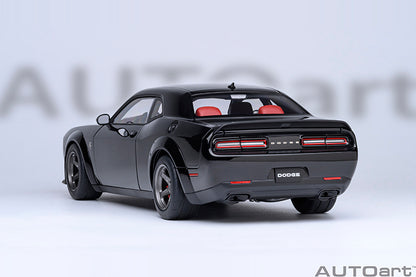 AUTOart 2023 Dodge Challenger SRT Super Stock Pitch Black 1:18