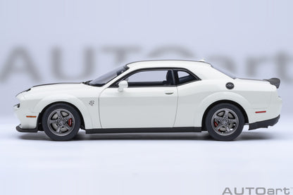 AUTOart 2023 Dodge Challenger SRT Super Stock Knuckle White 1:18