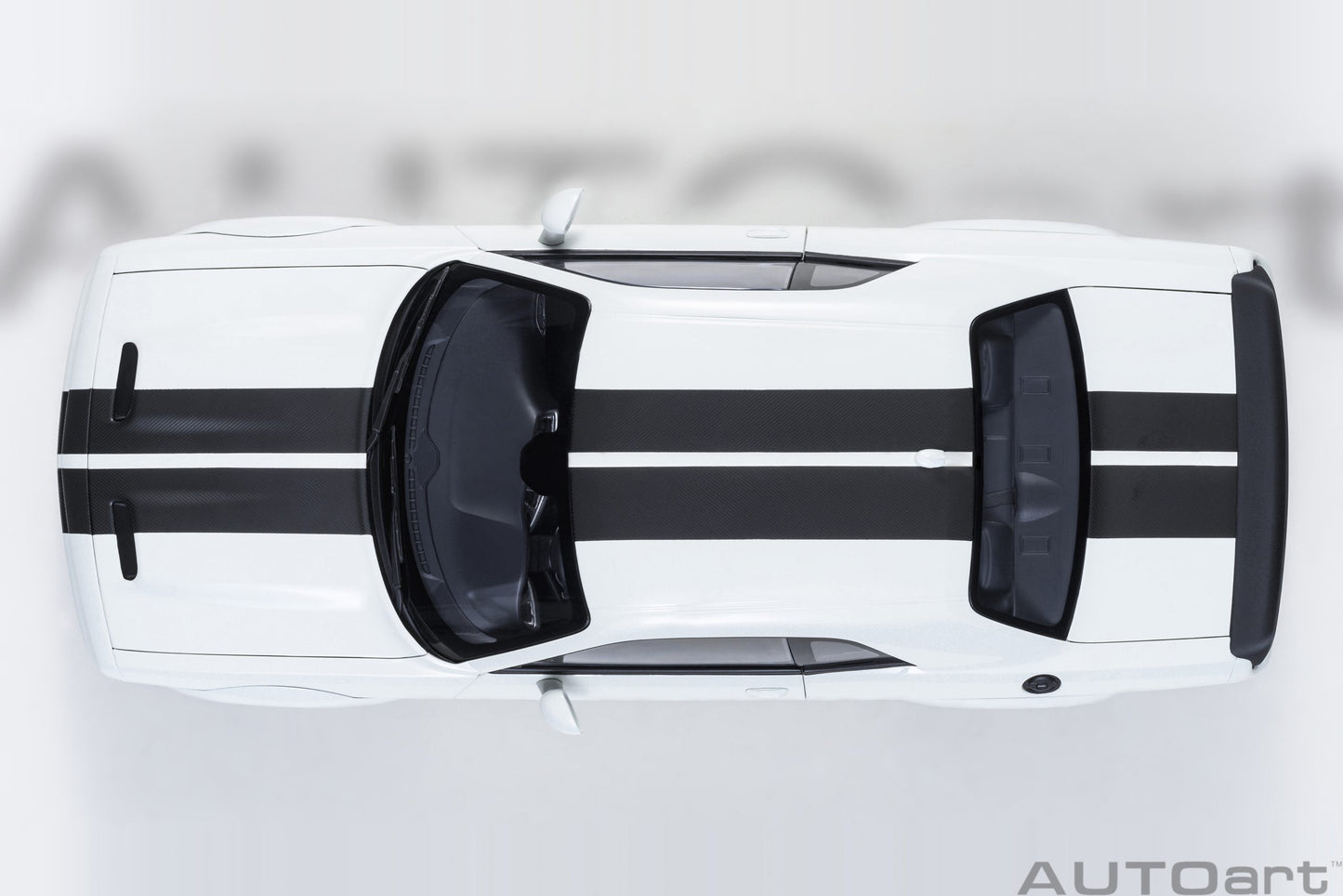 AUTOart 2023 Dodge Challenger SRT Super Stock Knuckle White 1:18