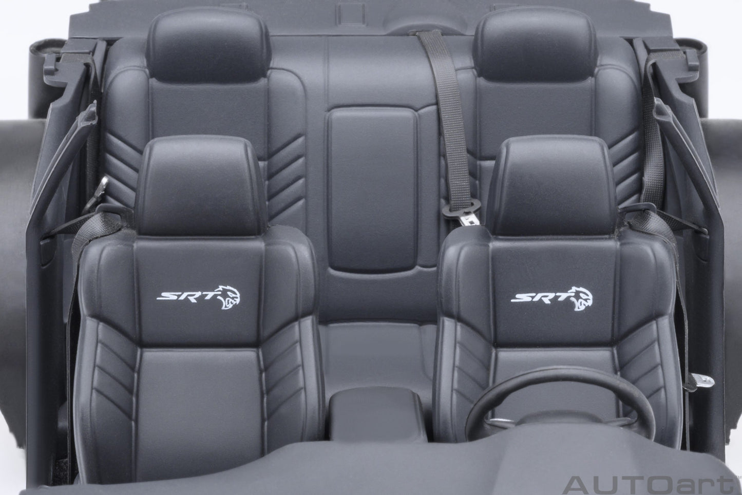 AUTOart 2023 Dodge Challenger SRT Super Stock Knuckle White 1:18