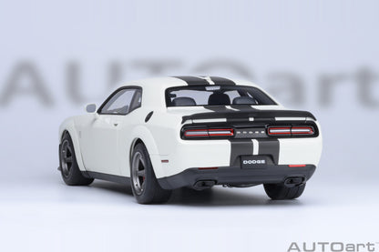 AUTOart 2023 Dodge Challenger SRT Super Stock Knuckle White 1:18