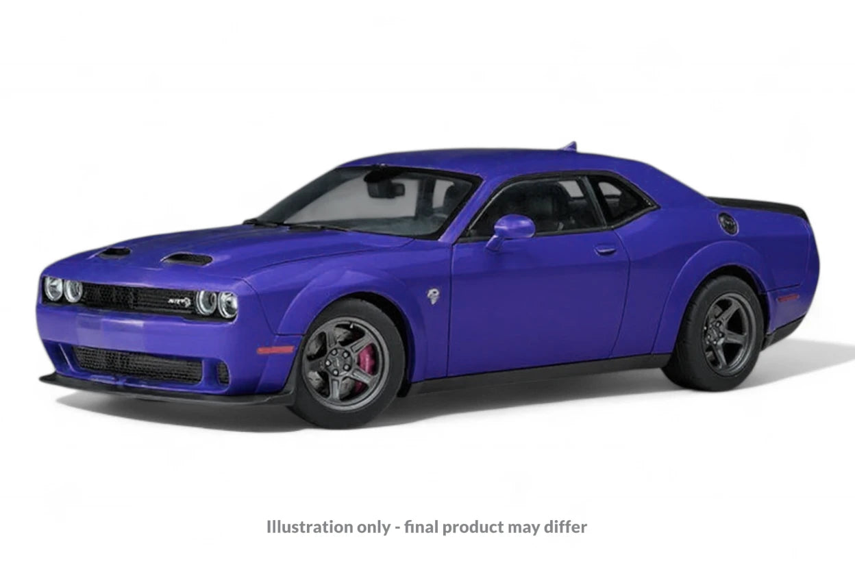 AUTOart 2023 Dodge Challenger SRT Super Stock Plum Crazy (Purple) 1:18