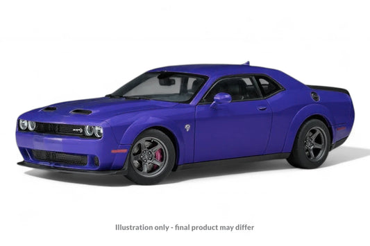 AUTOart 2023 Dodge Challenger SRT Super Stock Plum Crazy (Purple) 1:18