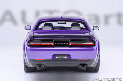AUTOart 2023 Dodge Challenger SRT Super Stock Plum Crazy (Purple) 1:18
