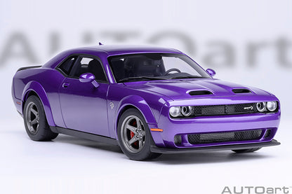 AUTOart 2023 Dodge Challenger SRT Super Stock Plum Crazy (Purple) 1:18