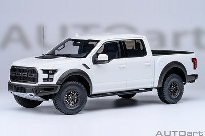 AUTOart 2019 Ford F-150 Raptor Supercrew Oxford White 1:18