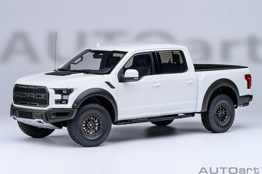 AUTOart 2019 Ford F-150 Raptor Supercrew Oxford White 1:18
