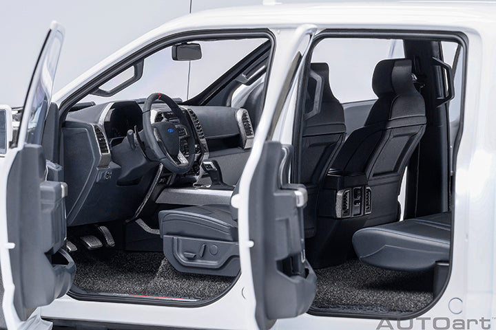 AUTOart 2019 Ford F-150 Raptor Supercrew Oxford White 1:18