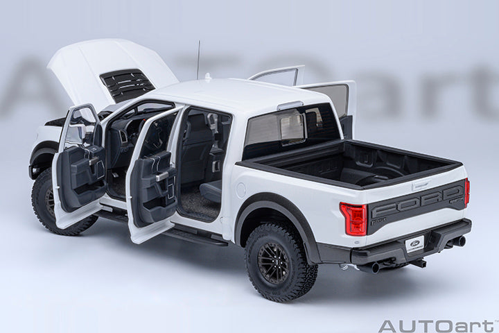 AUTOart 2019 Ford F-150 Raptor Supercrew Oxford White 1:18
