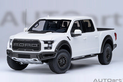AUTOart 2019 Ford F-150 Raptor Supercrew Oxford White 1:18