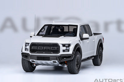 AUTOart 2019 Ford F-150 Raptor Supercrew Oxford White 1:18