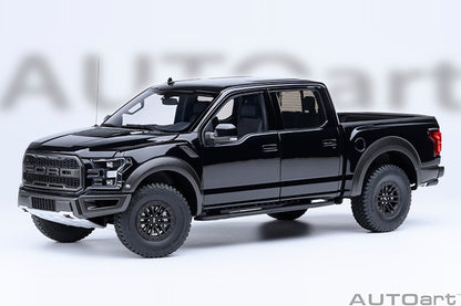 AUTOart 2019 Ford F-150 Raptor Supercrew Agate Black 1:18