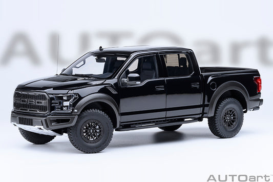 AUTOart 2019 Ford F-150 Raptor Supercrew Agate Black 1:18