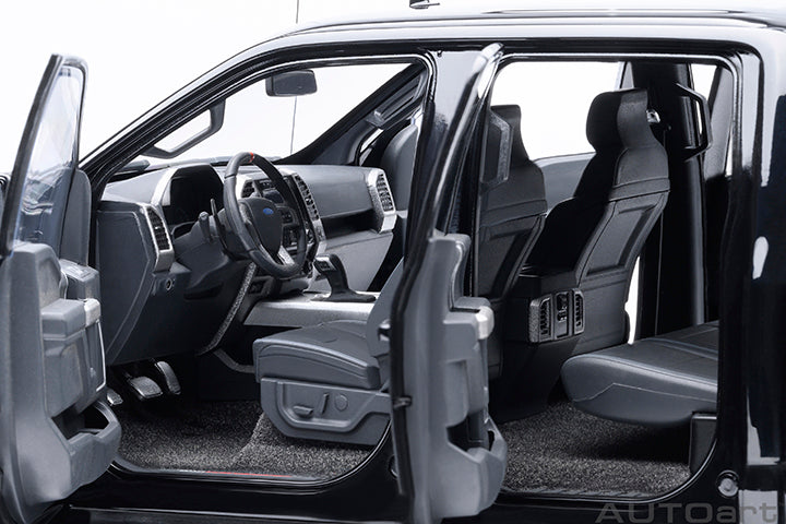 AUTOart 2019 Ford F-150 Raptor Supercrew Agate Black 1:18