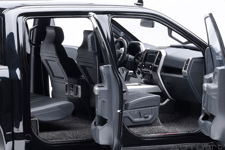 AUTOart 2019 Ford F-150 Raptor Supercrew Agate Black 1:18