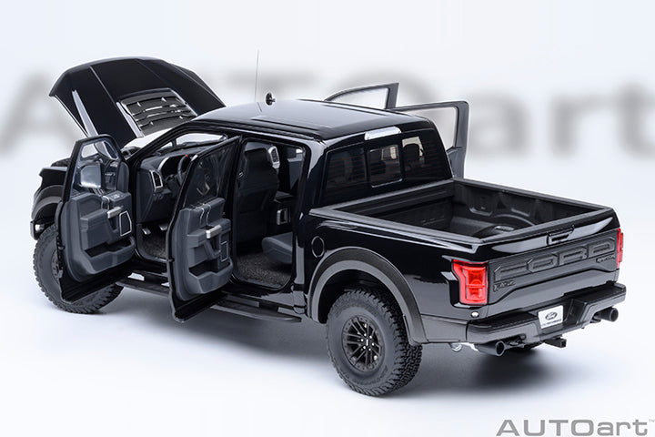 AUTOart 2019 Ford F-150 Raptor Supercrew Agate Black 1:18