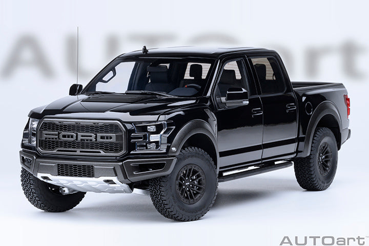 AUTOart 2019 Ford F-150 Raptor Supercrew Agate Black 1:18