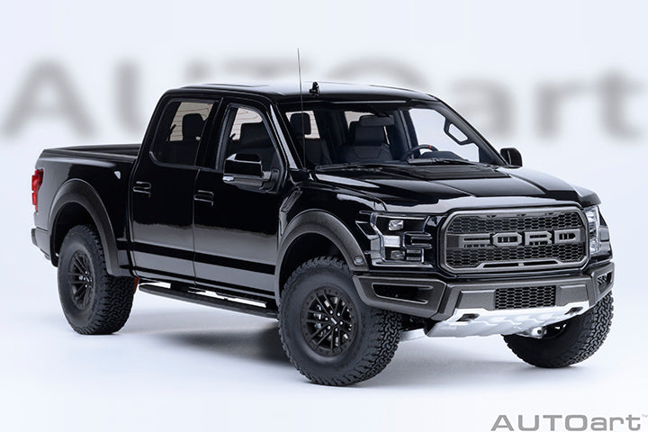 AUTOart 2019 Ford F-150 Raptor Supercrew Agate Black 1:18