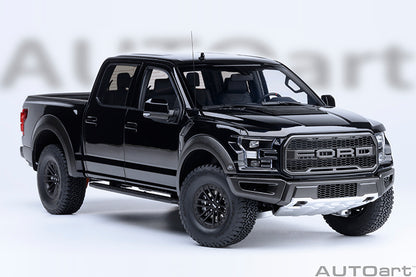 AUTOart 2019 Ford F-150 Raptor Supercrew Agate Black 1:18