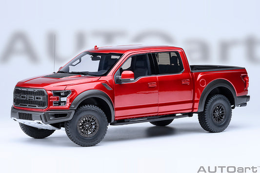 AUTOart 2019 Ford F-150 Raptor Supercrew Ruby Red 1:18