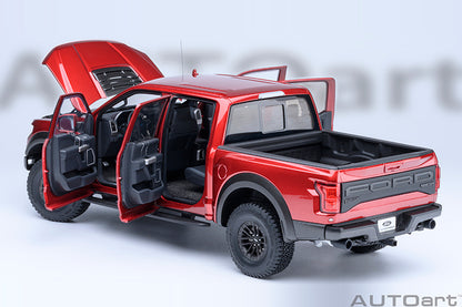 AUTOart 2019 Ford F-150 Raptor Supercrew Ruby Red 1:18
