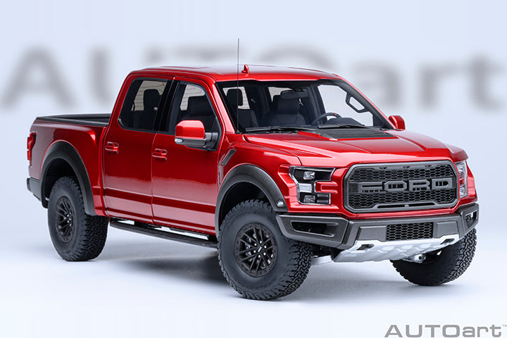 AUTOart 2019 Ford F-150 Raptor Supercrew Ruby Red 1:18