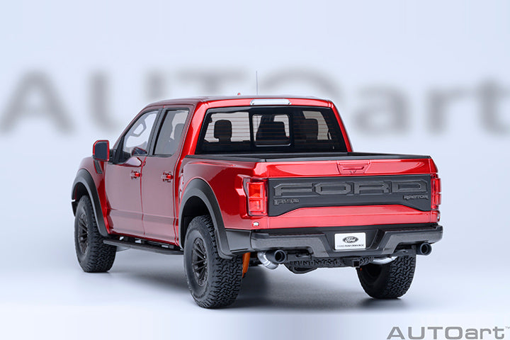 AUTOart 2019 Ford F-150 Raptor Supercrew Ruby Red 1:18