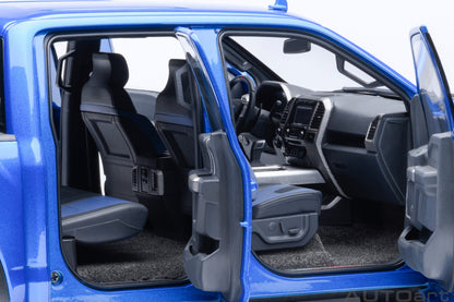 AUTOart 2019 Ford F-150 Raptor Supercrew Velocity Blue 1:18