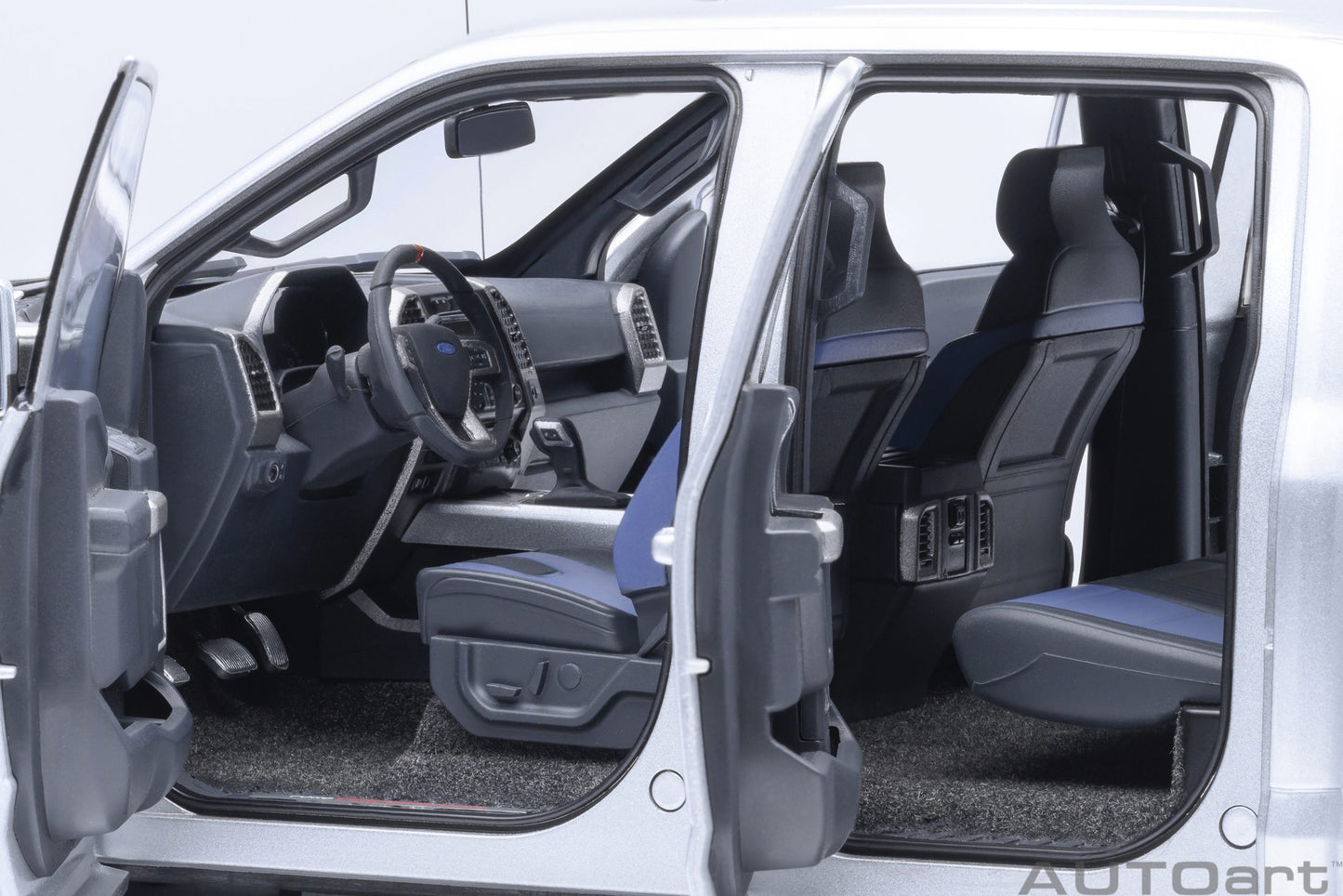 AUTOart 2019 Ford F-150 Raptor Supercrew Ingot Silver 1:18