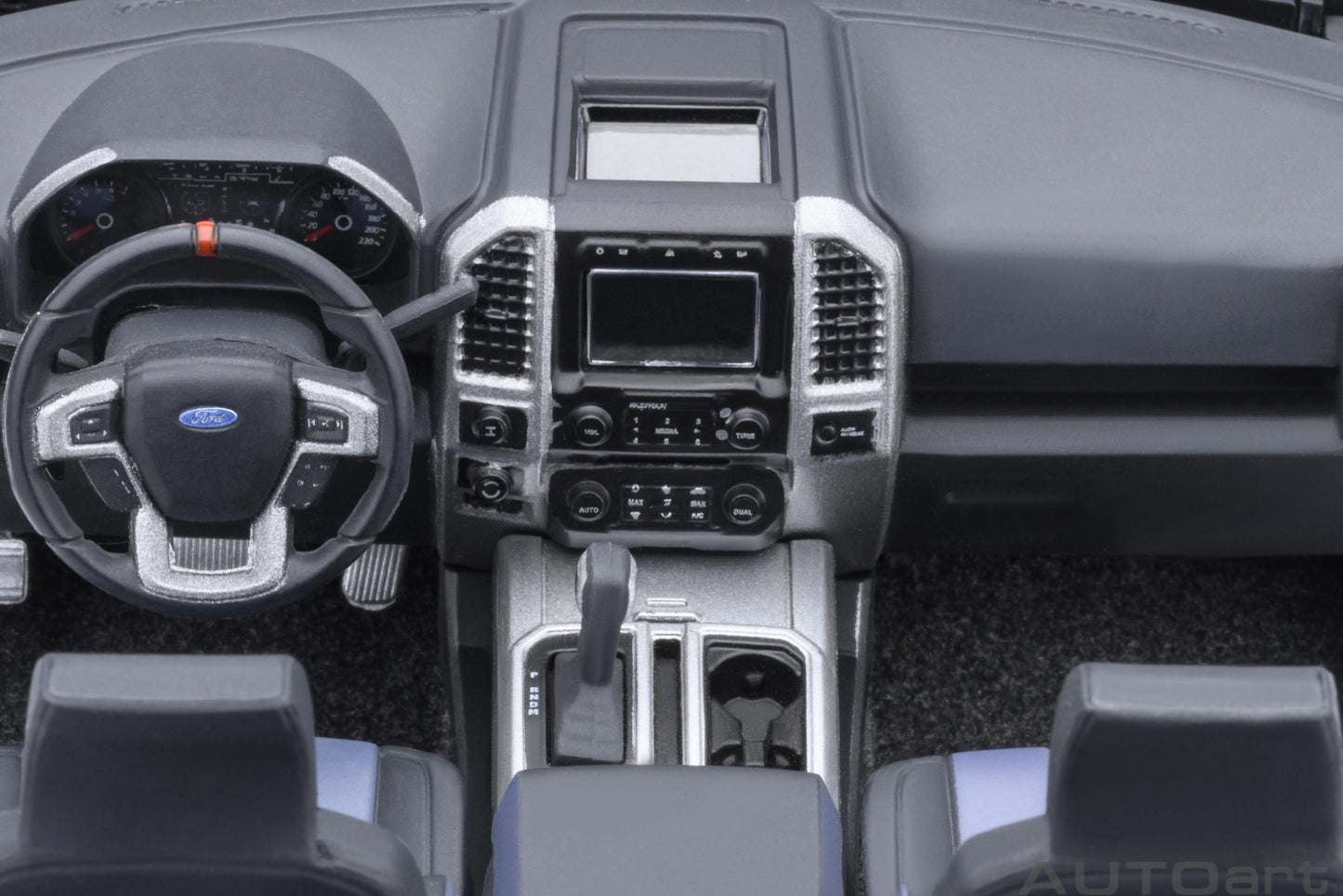 AUTOart 2019 Ford F-150 Raptor Supercrew Ingot Silver 1:18