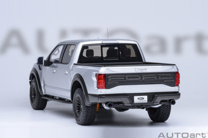 AUTOart 2019 Ford F-150 Raptor Supercrew Ingot Silver 1:18