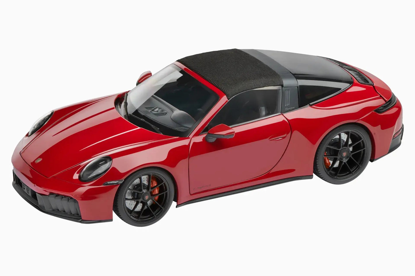 Minichamps Porsche 911 992.2 Targa 4 GTS Hybrid Carmine Red 1:18 DEALER EDITION