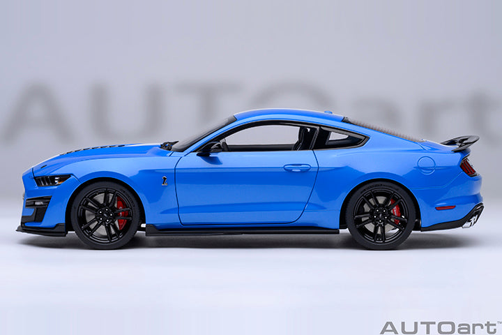 AUTOart Ford Shelby Mustang GT500 Grabber Blue 1:18 – STM Diecast