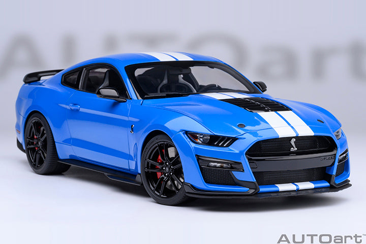 AUTOart Ford Shelby Mustang GT500 Grabber Blue 1:18