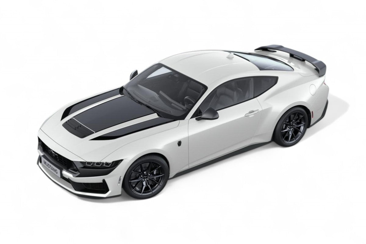 AUTOart 2024 Ford Mustang Dark Horse Oxford White 1:18