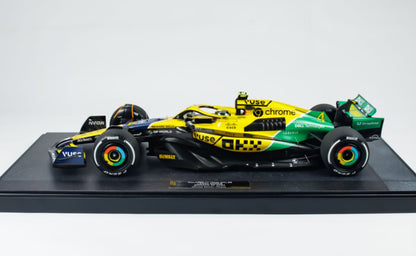Minichamps Mclaren F1 Team MCL38 #4 Yellow L. Norris Monaco GP 2024 1:12