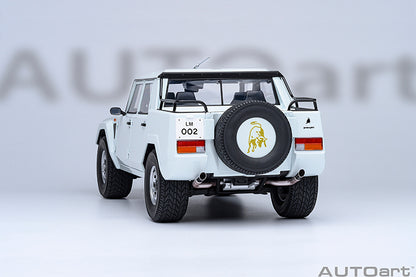 AUTOart Lamborghini LM002 Bianco Polo Park (White) 1:18