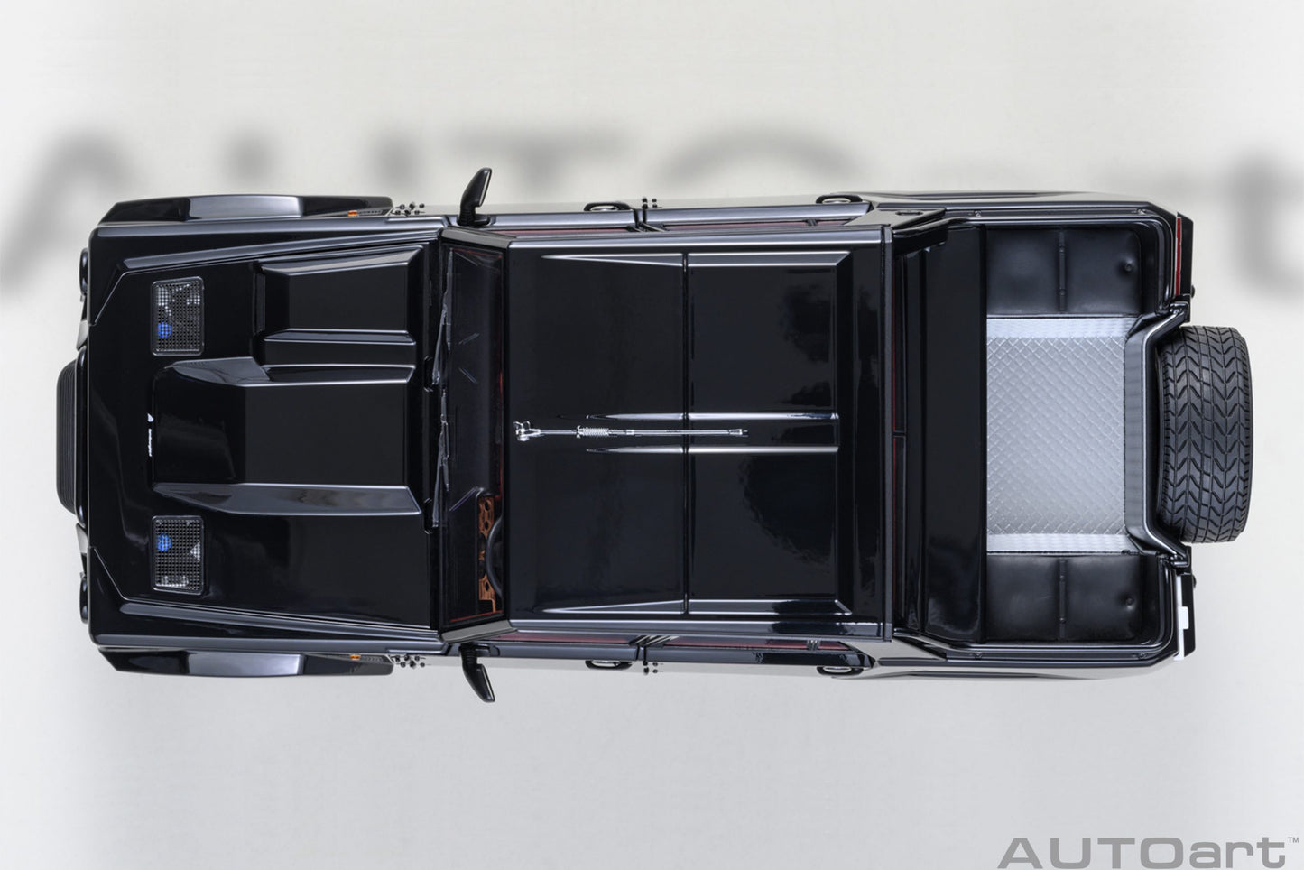 AUTOart Lamborghini LM002 Nero Tenebre (Black) 1:18